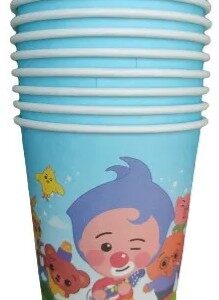 10 vasos Payaso plim plim