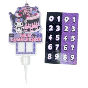 Vela cumpleaños kuromi