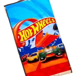 Mantel cumpleaños hot wheels 108x180 cm