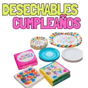 Desechables cumpleaños