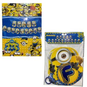 Guirnalda cumpleaños minions 3D