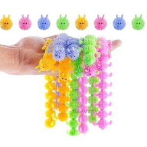 12 Squishy sensoriales cuncunas