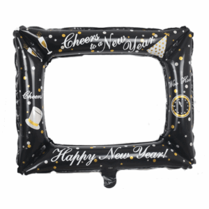 Cuadro selfie inflable feliz año nuevo