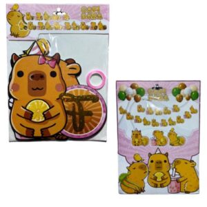 Guirnalda Banderín feliz cumpleaños capybara capibara