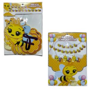 Guirnalda feliz cumpleaños abejita plim plim