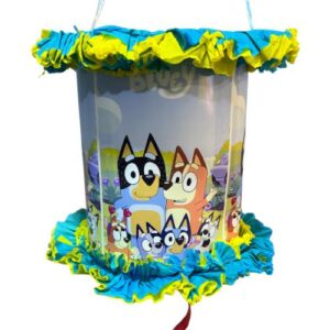 Piñata cumpleaños bluey bingo 53 cm