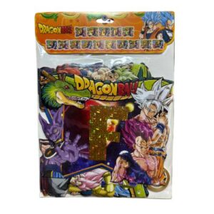 Guirnalda feliz cumpleaños 3D Dragón ball Z