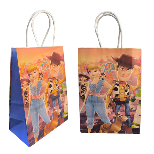 Pack 12 Bolsas Papel Cumpleaños Toy Story 16x21 Cm