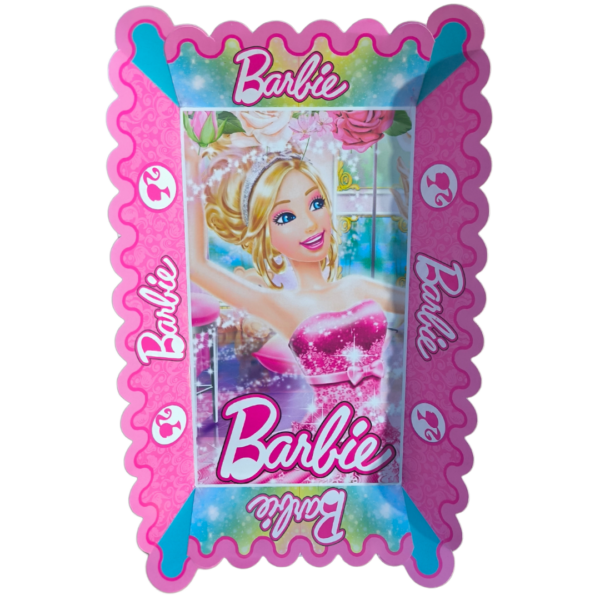 Pack 6 Bandejas Decorativas Cumpleaños Barbie
