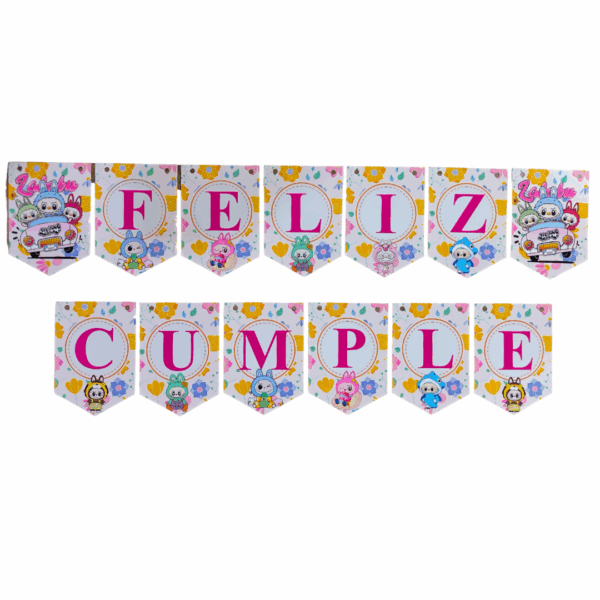 Guirnalda Feliz Cumpleaños La Bubu