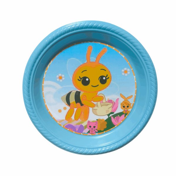 Pack 6 Platos Cumpleaños Abejita Chiquitita Plim Plim