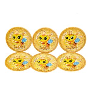 Pack 6 Platos Cumpleaños Abejita Chiquitita Plim Plim