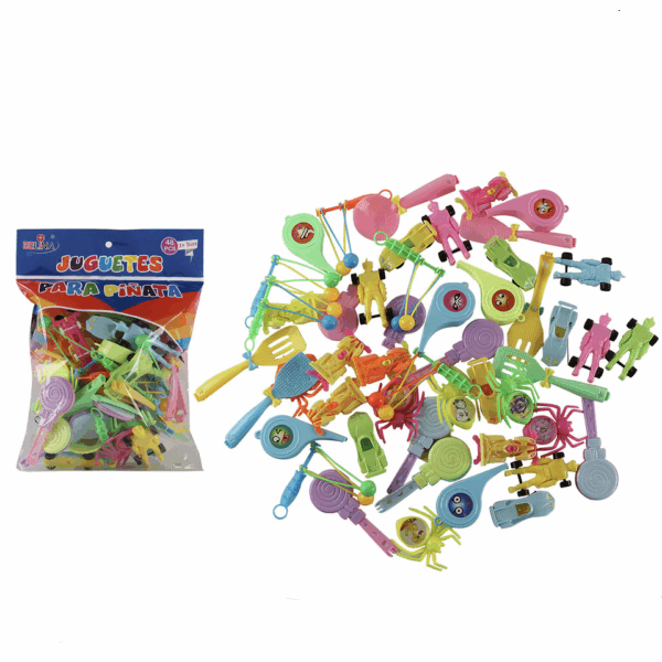 Juguetes Cotillón Surtidos Para Piñata y sorpresas cumpleaños 48 Pcs - Imagen de 2
