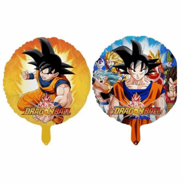 Globo Redondo Dragon Ball Z 45 Cm Metalizado