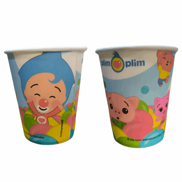 Pack 6 Vasos Cumpleaños Payaso Plim Plim