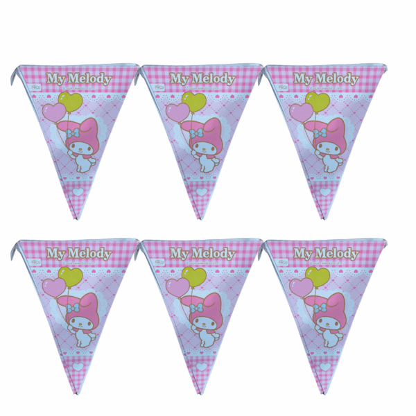 Banderín decorativo cumpleaños My Melody