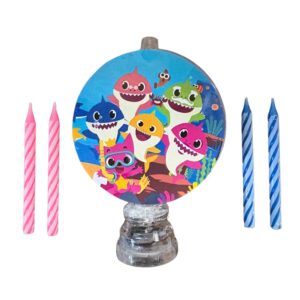 Vela Luminosa De Cumpleaños Baby Shark