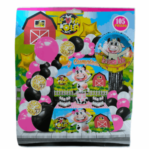 Set De Globos Decoración Candy Bar Vaca Lola