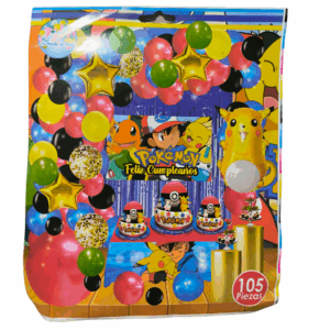Decoración De Globos Candy Bar Cumpleaños Pokemon