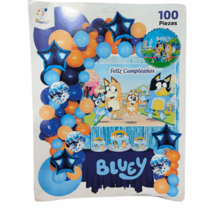 Decoración De Globos Candy Bar Cumpleaños Bluey