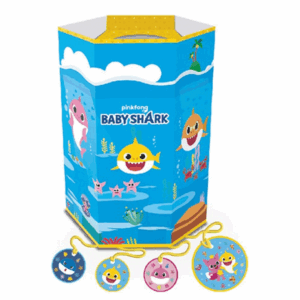 Piñata Cumpleaños Hexagonal Baby Shark
