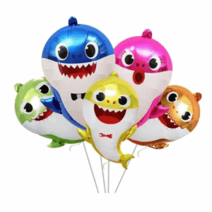 Globo Metálico Baby Shark Cumpleaños