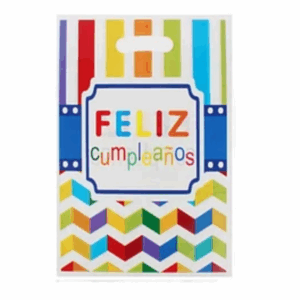 Pack 10 Bolsas Dulceras Cumpleaños Xl 22x32 Cm