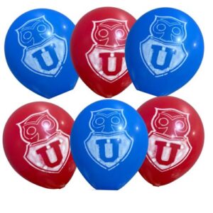 Set 12 Globos Cumpleaños Látex La U De Chile