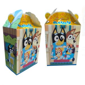 Pack 10 cajitas cumpleaños Bluey 15x14 cm