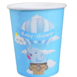 Pack 6 Vasos Cotillón Baby Shower Niño