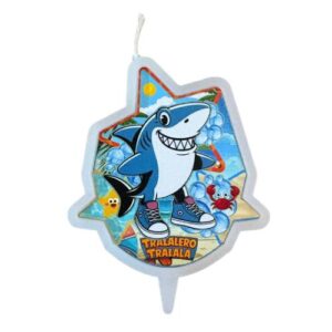 Vela Cumpleaños Brainrot Tralalero Cotillón