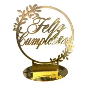 Adorno decorativo para torta acrílico