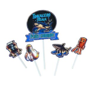 Topper Torta Cumpleaños Brainrot Tralalero