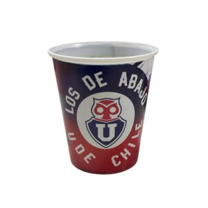 Pack 6 vasos cumpleaños La U de Chile