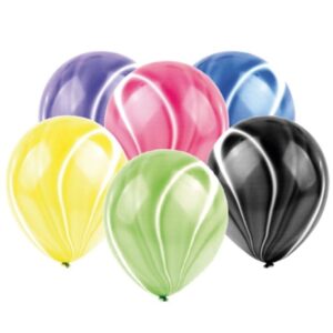 Pack 12 Globos De Cumpleaños Manchas Agata