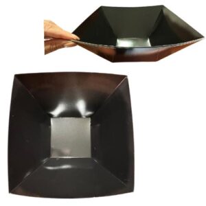 Pack 2 Bandejas Cumpleaños Ondas negras De Cartón 29 Cm