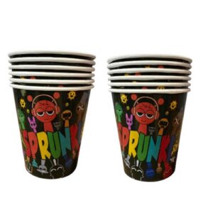 Pack 6 Vasos Cotillón Cumpleaños Sprunki